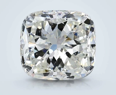 5.04ct J SI2 Good Cut Cushion Diamond