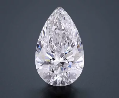 1.34ct E SI1 Rare Carat Ideal Cut Pear Lab Grown Diamond
