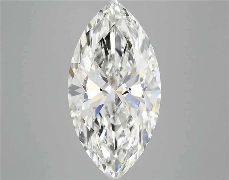 6.04ct F VS1 Rare Carat Ideal Cut Marquise Lab Grown Diamond