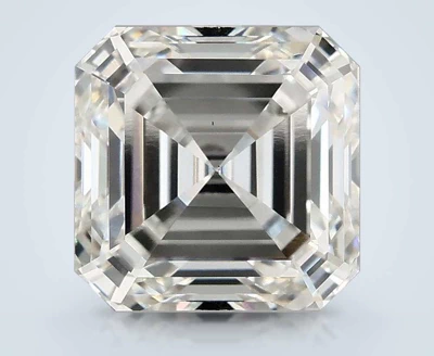 5.08ct G VS1 Rare Carat Ideal Cut Asscher Lab Grown Diamond