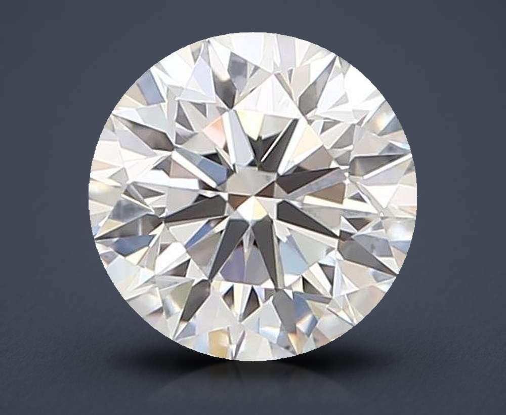 0.52ct D VVS1 Rare Carat Ideal Cut Round Diamond