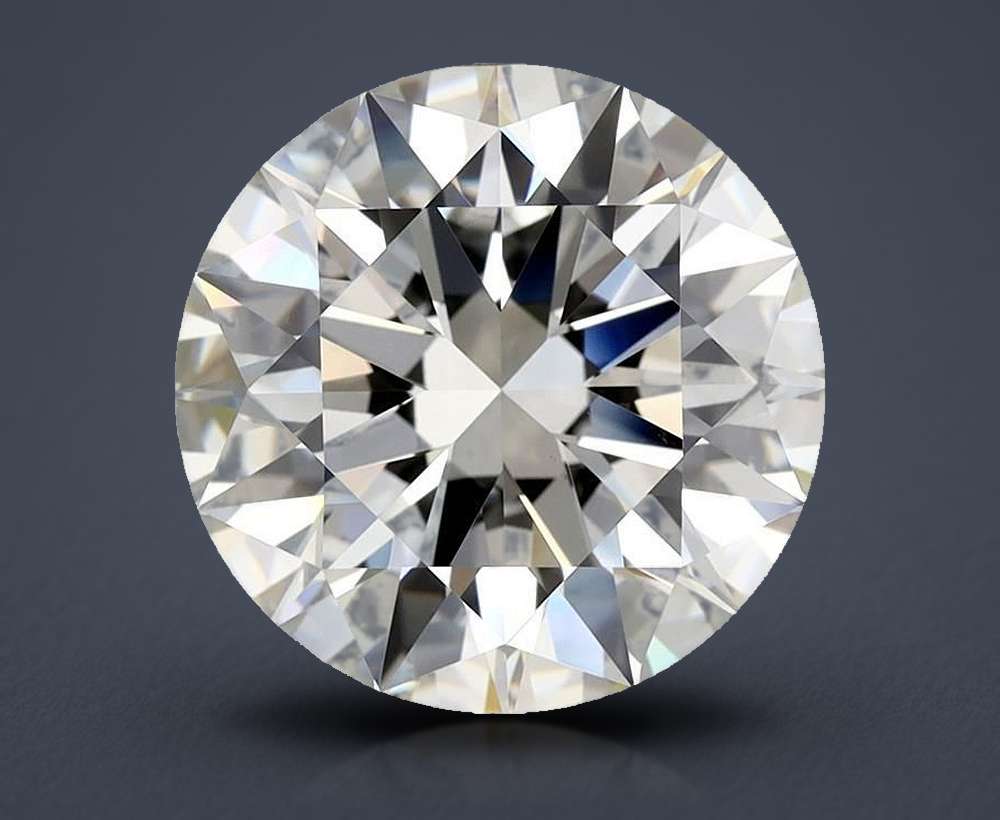 5.51ct I VS2 Rare Carat Ideal Cut Round Diamond
