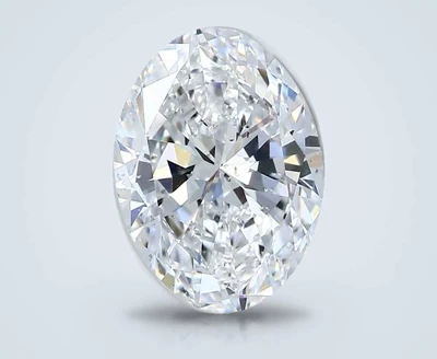 2.01ct D SI1 Rare Carat Ideal Cut Oval Diamond