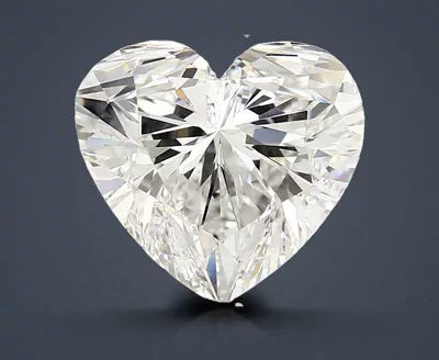 5.03ct G VS2 Rare Carat Ideal Cut Heart Diamond