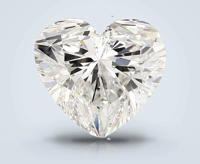 5.03ct G VS2 Rare Carat Ideal Cut Heart Diamond