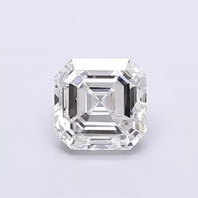 0.63ct F VVS2 Rare Carat Ideal Cut Asscher Lab Grown Diamond