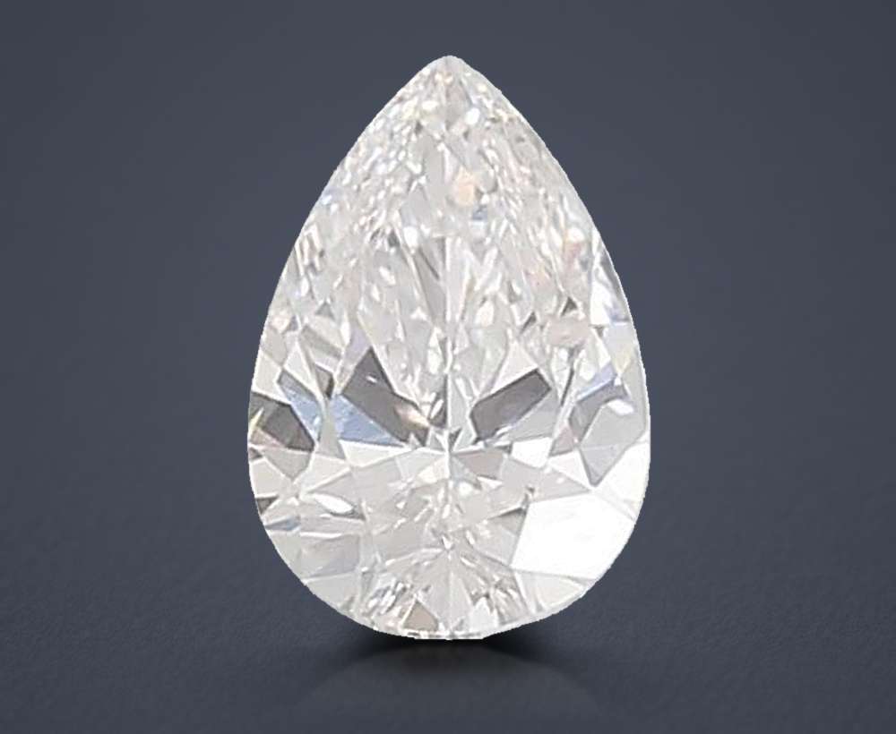 1.21ct D VVS1 Rare Carat Ideal Cut Pear Lab Grown Diamond