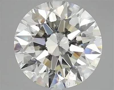 3.80ct K SI1 Rare Carat Ideal Cut Round Diamond