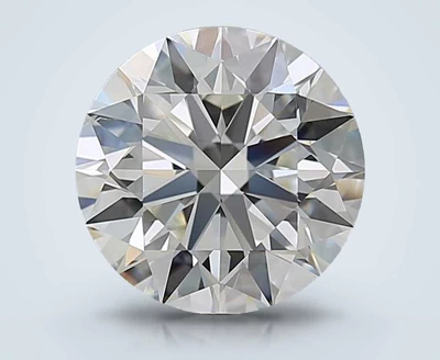4.01ct J SI1 Rare Carat Ideal Cut Round Diamond