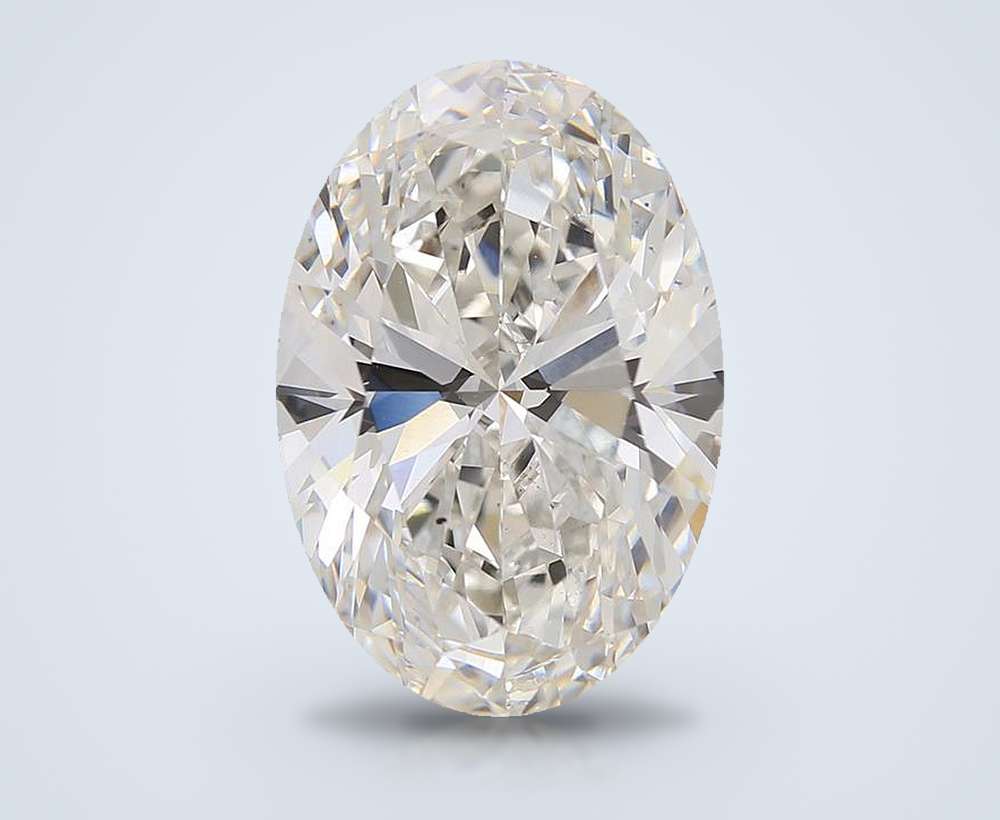 11.80ct G VS2 Rare Carat Ideal Cut Oval Lab Grown Diamond