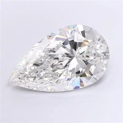 11.05ct F VVS2 Rare Carat Ideal Cut Pear Lab Grown Diamond