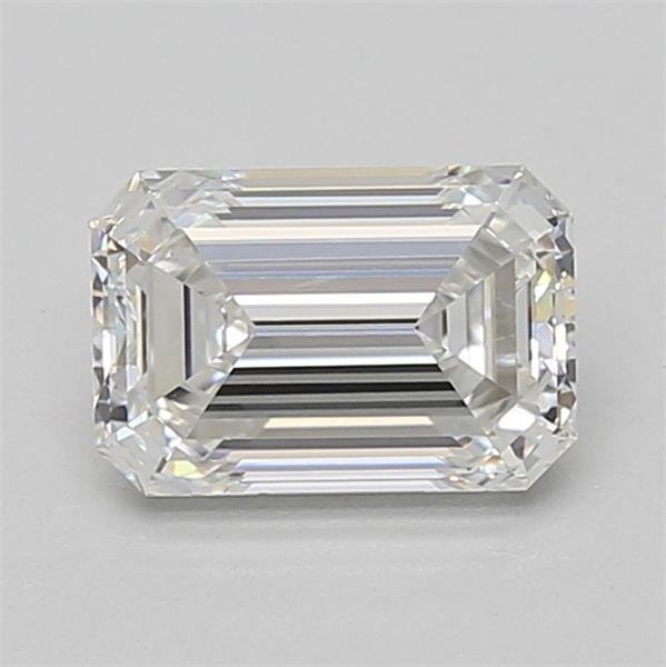 1.47ct E VS1 Rare Carat Ideal Cut Emerald Lab Grown Diamond