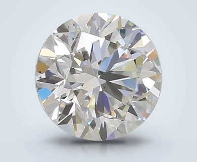 3.02ct H SI1 Rare Carat Ideal Cut Round Diamond