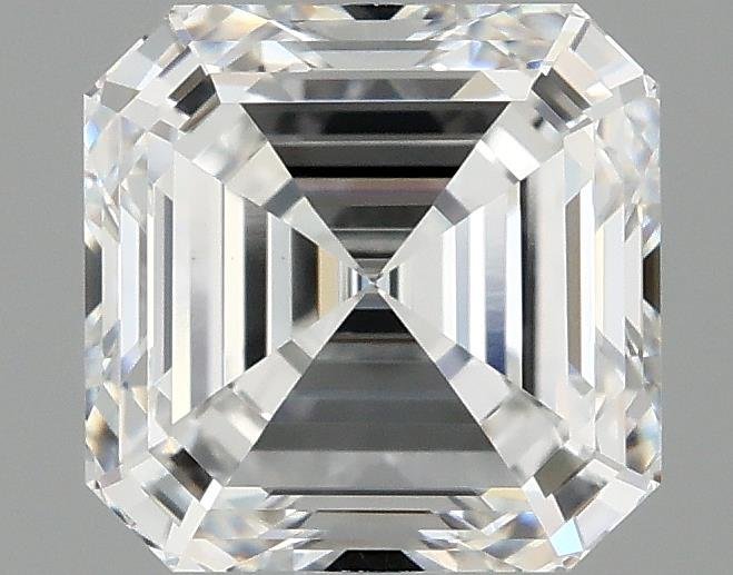 1.59ct D VVS2 Very Good Cut Asscher Lab Grown Diamond
