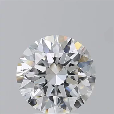 3.01ct D SI2 Rare Carat Ideal Cut Round Diamond