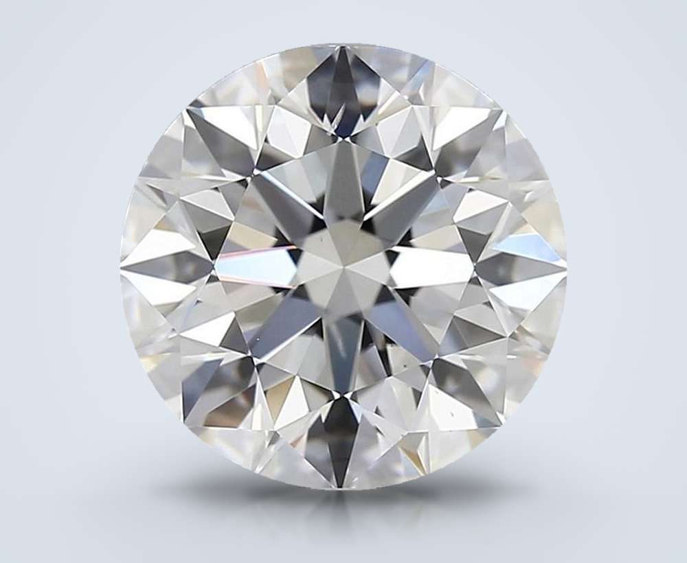 2.70ct E SI1 Rare Carat Ideal Cut Round Diamond