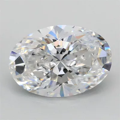 2.03ct D VVS2 Rare Carat Ideal Cut Oval Lab Grown Diamond