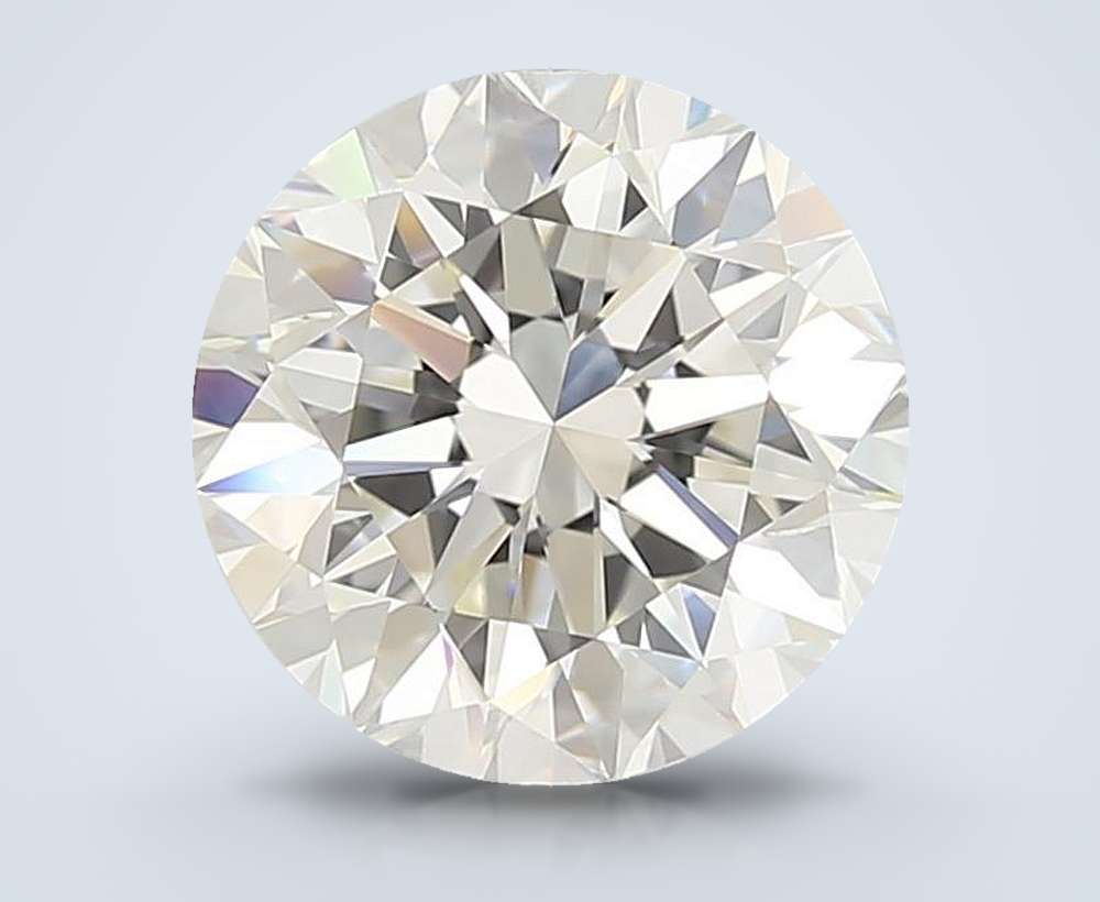 3.01ct K VVS1 Very Good Cut Round Diamond