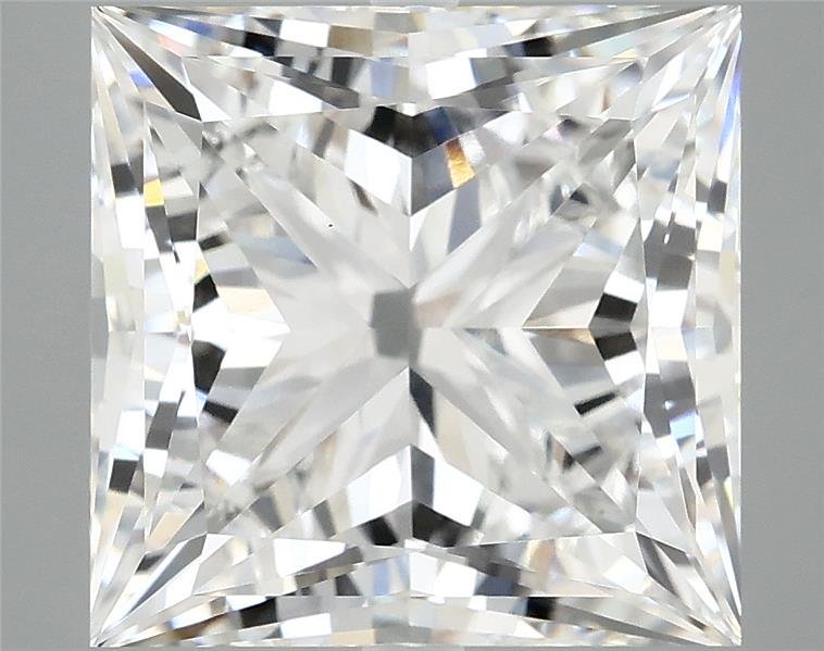 8.04ct E VVS2 Rare Carat Ideal Cut Princess Lab Grown Diamond