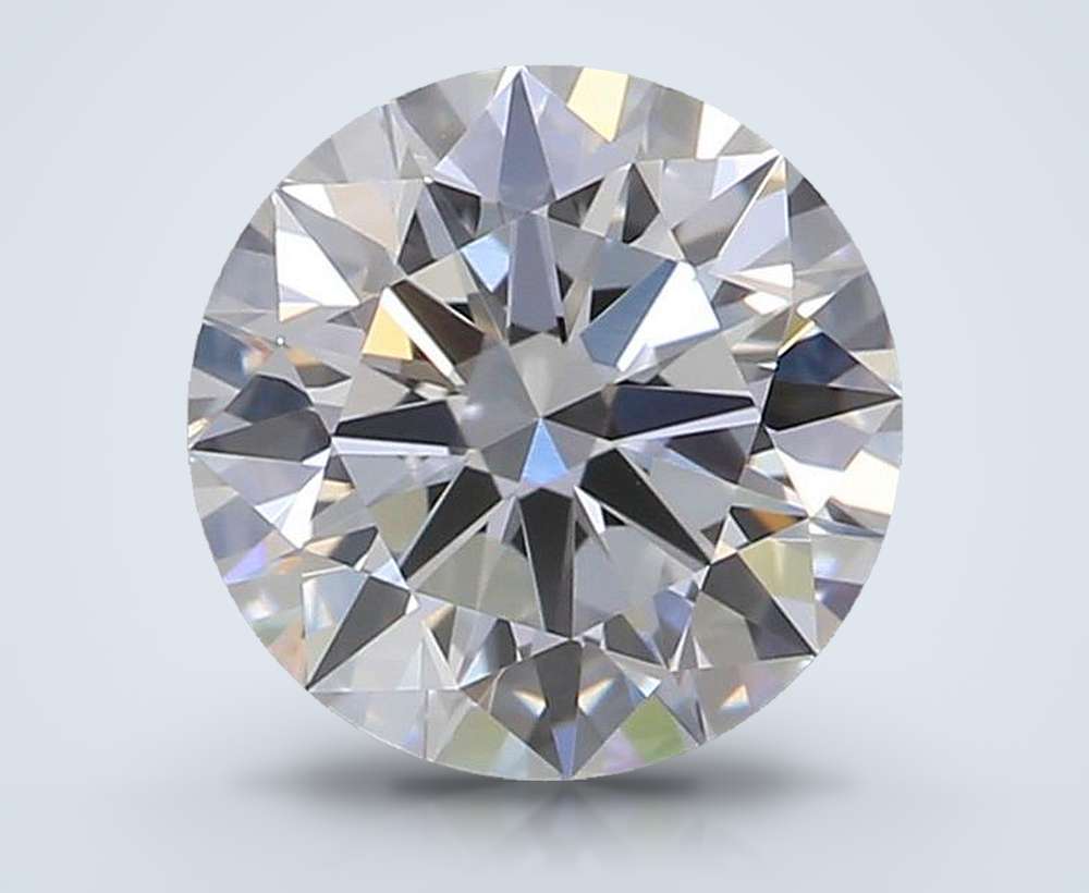 1.09ct E VVS2 Rare Carat Ideal Cut Round Lab Grown Diamond