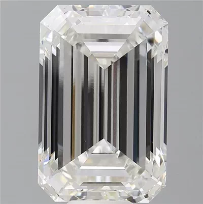 14.45ct F VVS2 Rare Carat Ideal Cut Emerald Lab Grown Diamond