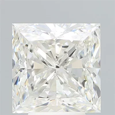 5.20ct F VS1 Rare Carat Ideal Cut Princess Lab Grown Diamond