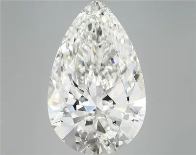 10.27ct F VVS2 Rare Carat Ideal Cut Pear Lab Grown Diamond