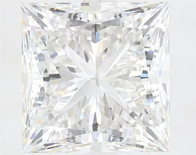 7.02ct G VS2 Rare Carat Ideal Cut Princess Lab Grown Diamond