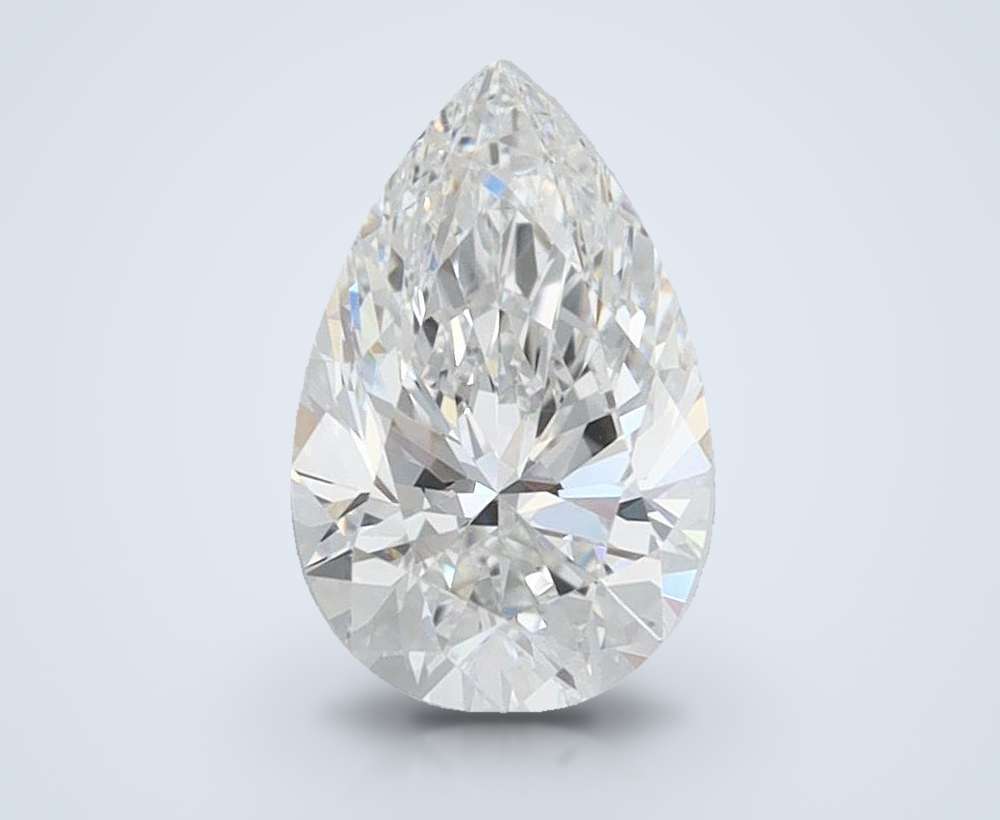 1.02ct E IF Rare Carat Ideal Cut Pear Lab Grown Diamond