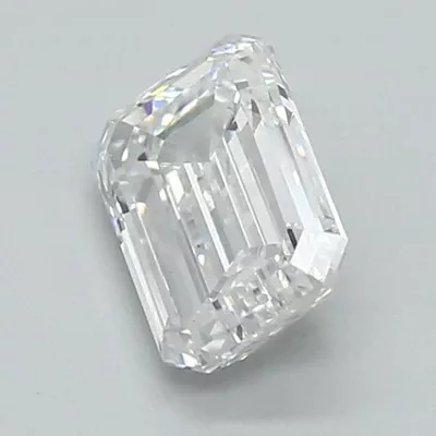 1.44ct D VS1 Rare Carat Ideal Cut Emerald Lab Grown Diamond