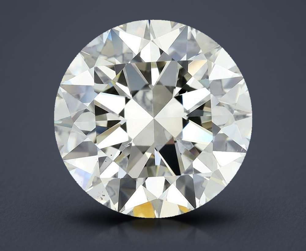 4.01ct K SI1 Excellent Cut Round Diamond