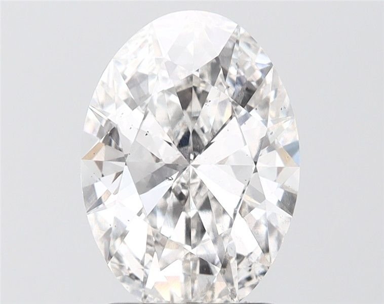 2.67ct F SI1 Excellent Cut Oval Lab Grown Diamond