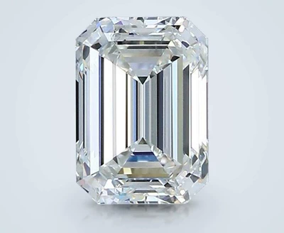 1.42ct H IF Rare Carat Ideal Cut Emerald Diamond