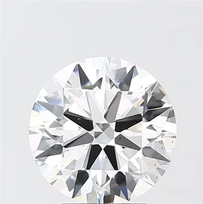 3.01ct E SI1 Rare Carat Ideal Cut Round Lab Grown Diamond