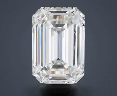 13.18ct G VVS2 Rare Carat Ideal Cut Emerald Lab Grown Diamond