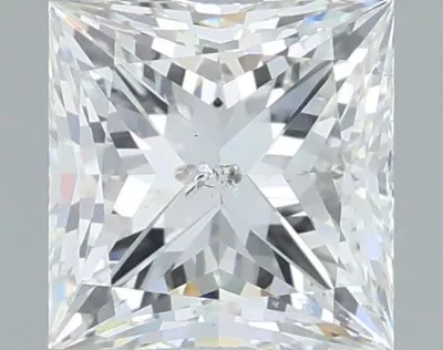 1.55ct G SI2 Rare Carat Ideal Cut Princess Diamond