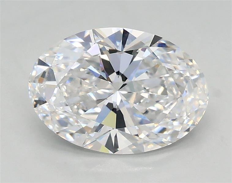 1.23ct D VVS2 Rare Carat Ideal Cut Oval Lab Grown Diamond