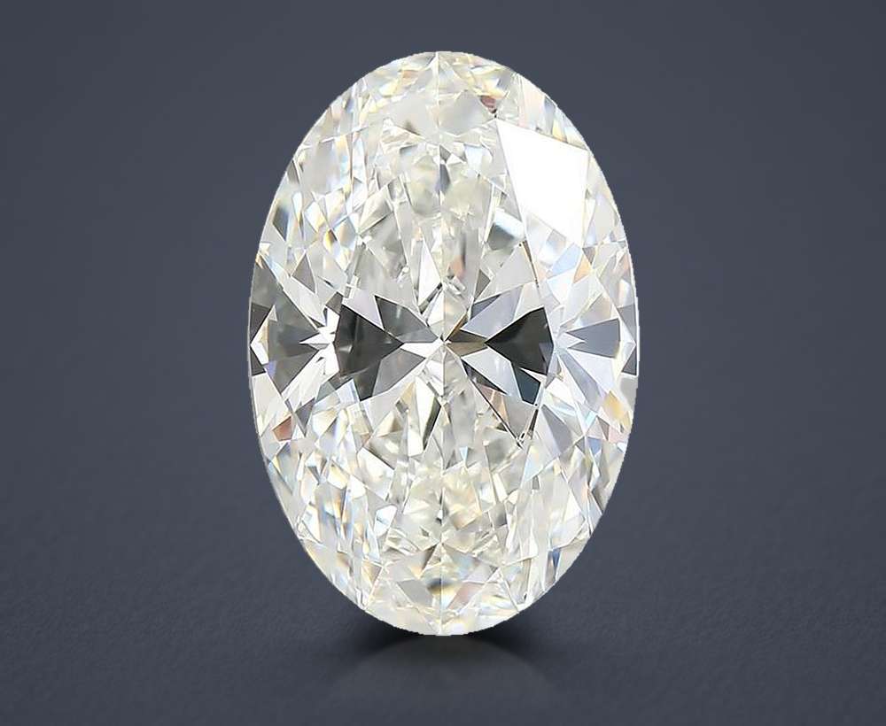 10.01ct F VVS2 Rare Carat Ideal Cut Oval Lab Grown Diamond