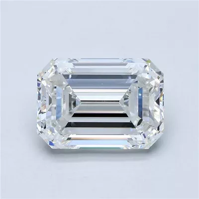 5.08ct E VS1 Rare Carat Ideal Cut Emerald Diamond