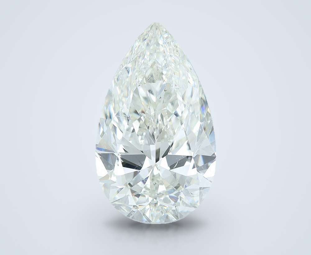 7.01ct J SI2 Excellent Cut Pear Diamond
