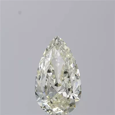 3.58ct J SI2 Rare Carat Ideal Cut Pear Diamond