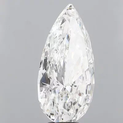 10.74ct F VVS2 Excellent Cut Pear Lab Grown Diamond