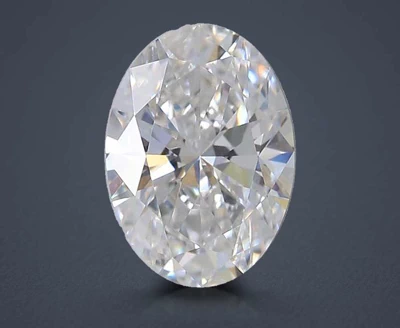 1.00ct D VVS2 Rare Carat Ideal Cut Oval Lab Grown Diamond