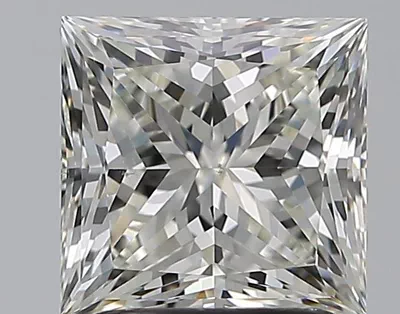2.01ct J VS2 Rare Carat Ideal Cut Princess Diamond