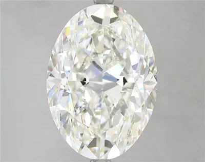 8.04ct J SI1 Rare Carat Ideal Cut Oval Diamond