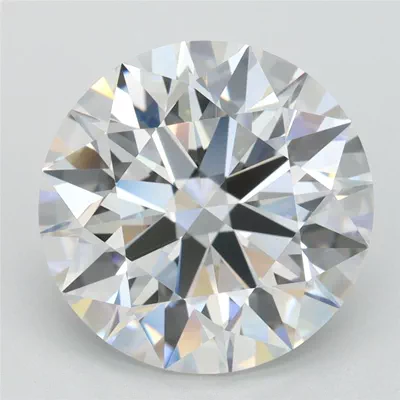 4.38ct D FL Rare Carat Ideal Cut Round Lab Grown Diamond