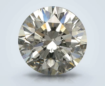 10.11ct J SI2 Rare Carat Ideal Cut Round Diamond