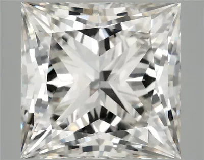 5.07ct H VS1 Rare Carat Ideal Cut Princess Lab Grown Diamond