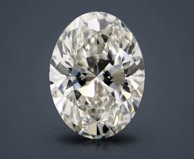 4.02ct H VS2 Rare Carat Ideal Cut Oval Lab Grown Diamond