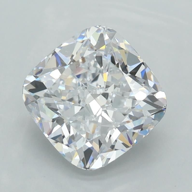 2.09ct D VVS1 Rare Carat Ideal Cut Cushion Lab Grown Diamond
